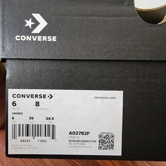 Converse Chuck Taylor All Star Craft Mix Womens 8 / Mens 6 NIB - Picture 11 of 11